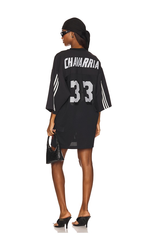 adidas Originals x Willy Chavarria Football Jersey in Black