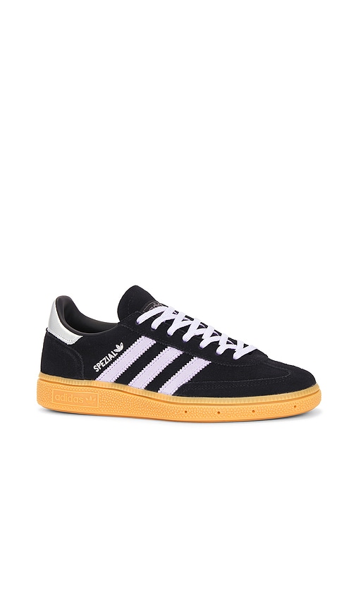Adidas Originals Handball Spezial Suede Low-top Sneakers In Black