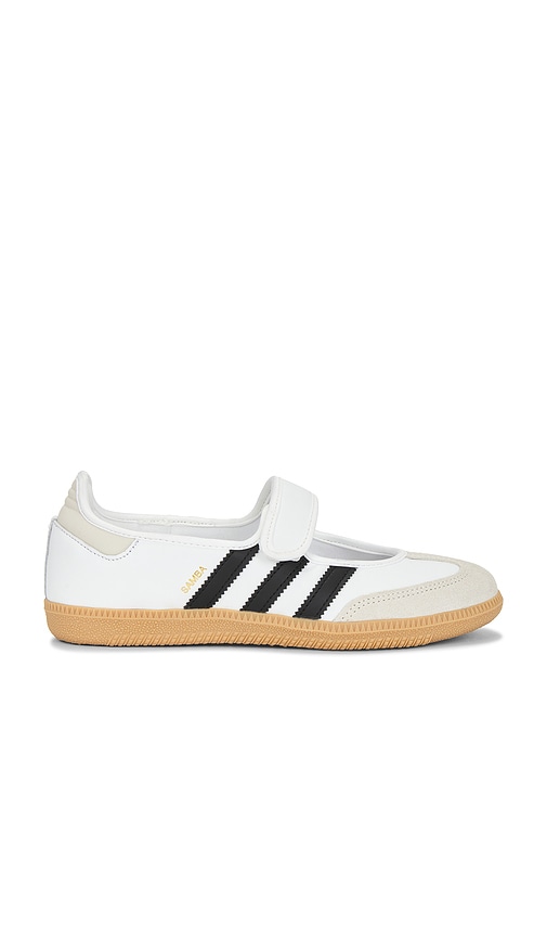 Adidas Originals Samba Mary Jane Ballet Flats In White