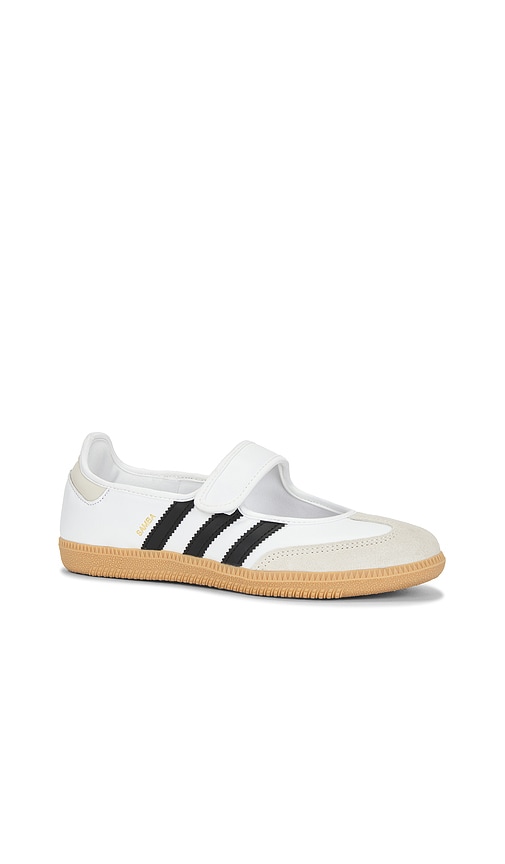 Adidas Originals Samba Mary Jane Ballet Flats In White