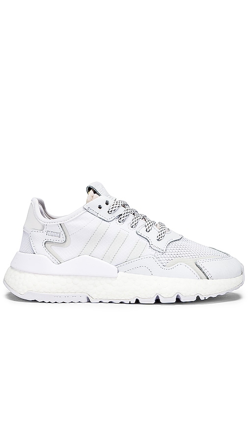 nite jogger all white