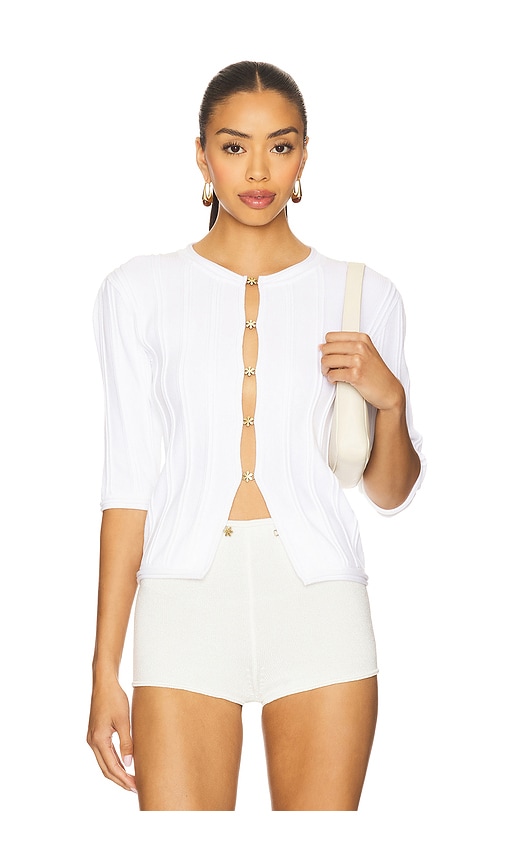 Delilah Cardigan in Ivory. - size XS (also in M, S, XL)