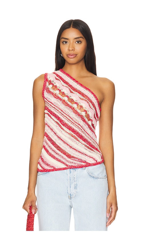 Shop Asta Resort Eden Top In Red