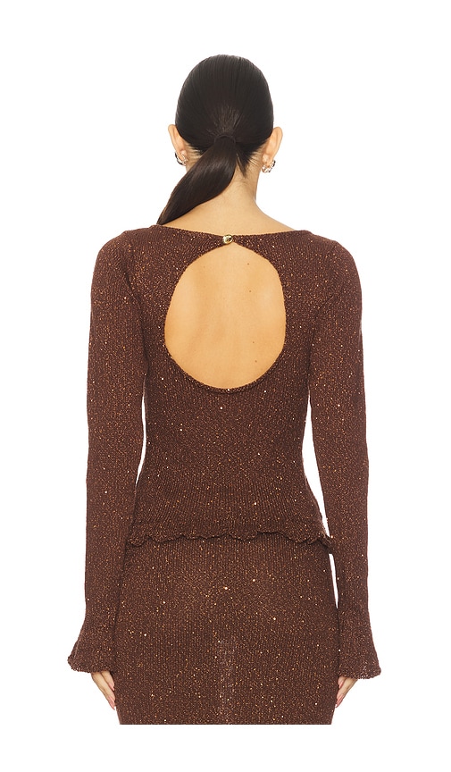  Asta Resort Langärmeliges Shirt Michaela In Chocolate. Größe S. Also In Xs, M. 