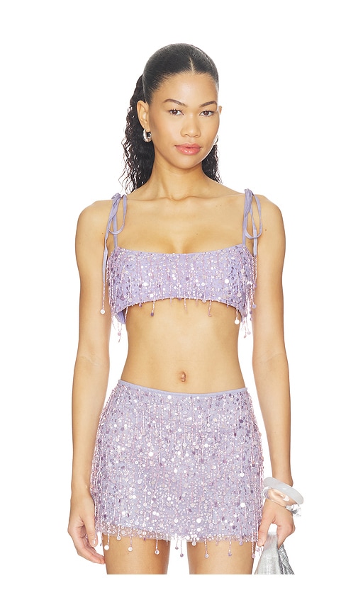 Yasmin Hand Beaded Tie Bralette