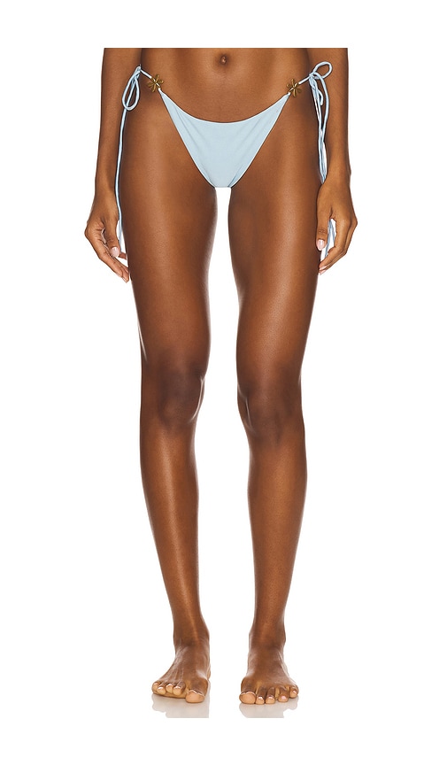 Juliana Bikini Bottom in Blue. - size XL (also in L, M, S, XS)