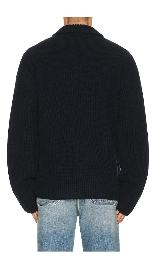 A.p.c. Pull Long Sleeve Polo In Multi