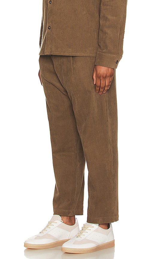 Shop Apc Pant In Taupe