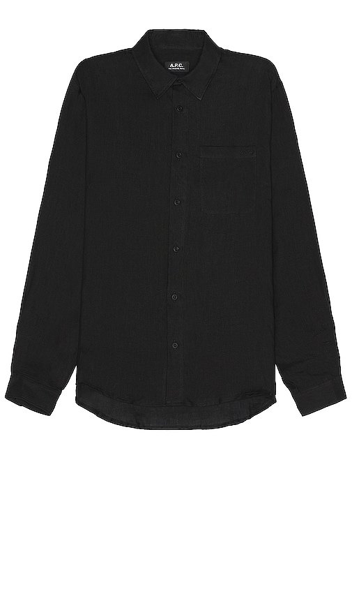 Apc Cassel Chemise Shirt In Black