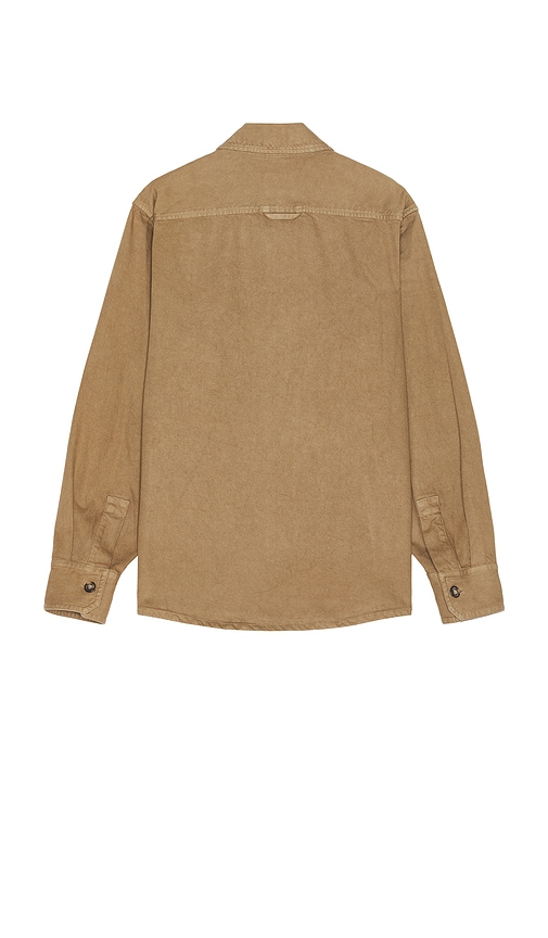 Shop Apc Basile Brodee Shirt In Brown