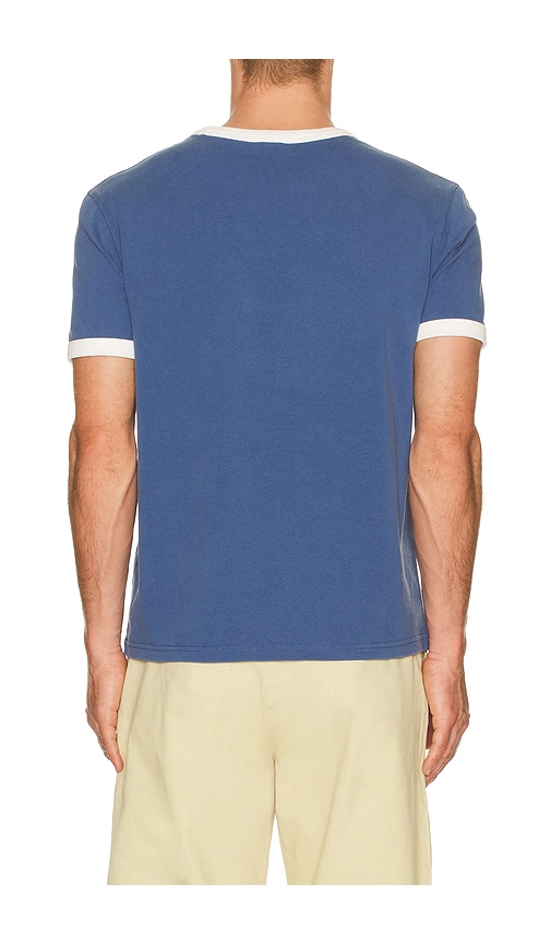 A.p.c. Contrast T-shirt In Blue