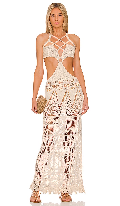 Alix Pinho La Cabana Dress in Natural
