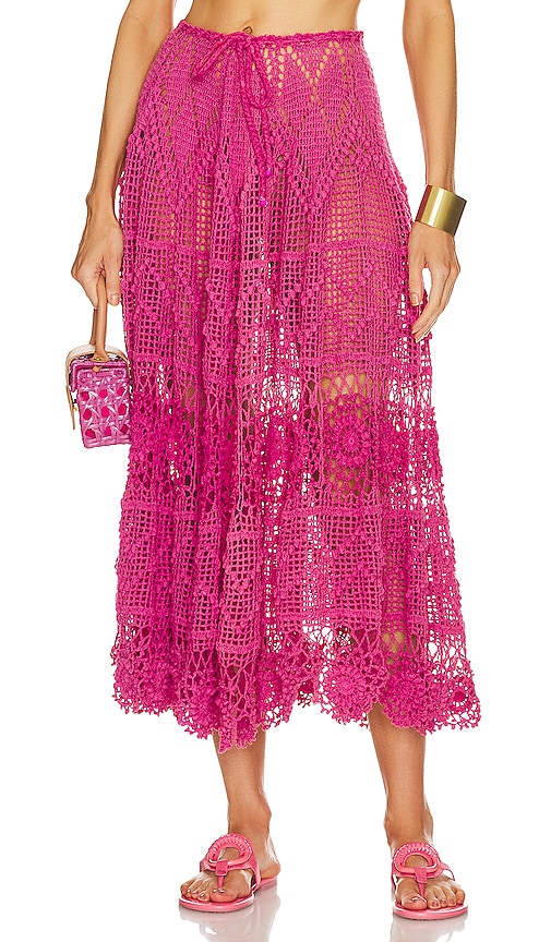 Alix Pinho Joyce Skirt In Pink