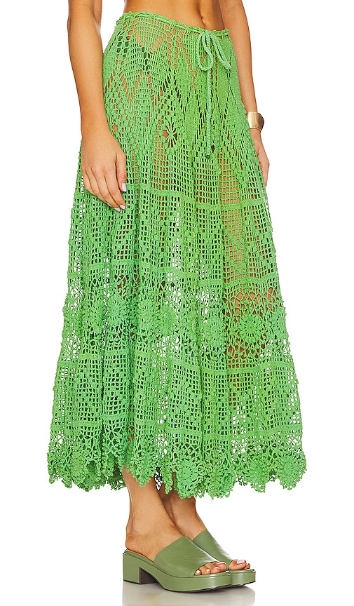 Shop Alix Pinho X Revolve Joyce Skirt In Green