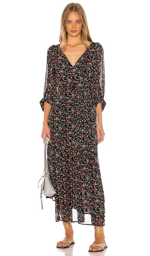 Bouganvillea Wrap Dress