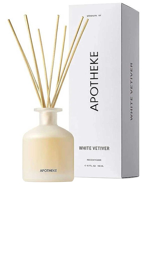 Shop Apotheke White Vetiver Reed Diffuser In N,a