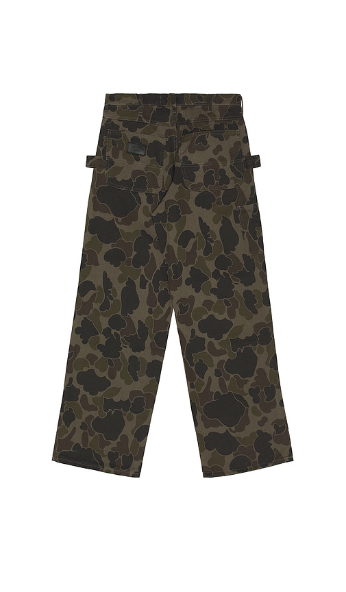 After Pray Neo Washed Work Pants Cloud Camo In Gray