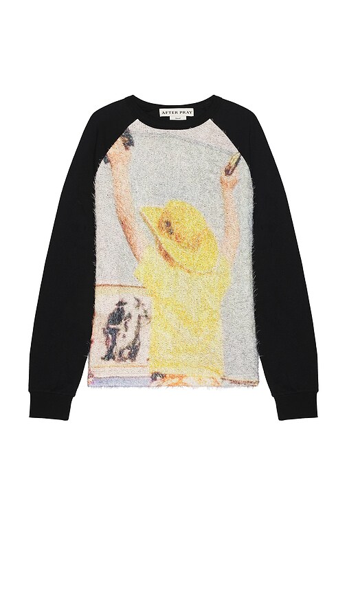 【ANGLAN】[AG] Raglan Over Long Sleeve Tee Mens Raglan Green and Black Full Sleeve T Shirt