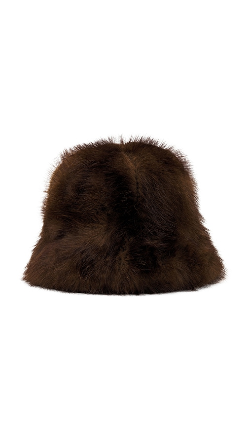  Apparis Gilly Mink Bucket Hat In Brown. 
