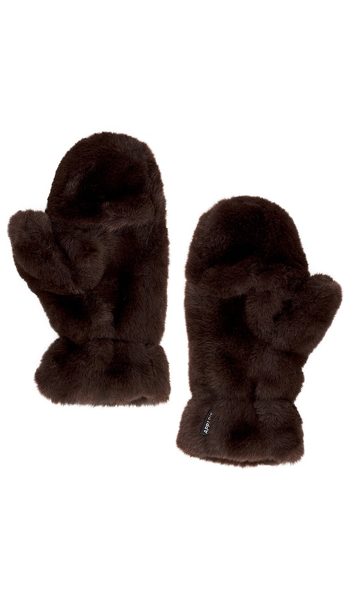  Apparis Coco Gloves In Brown. 