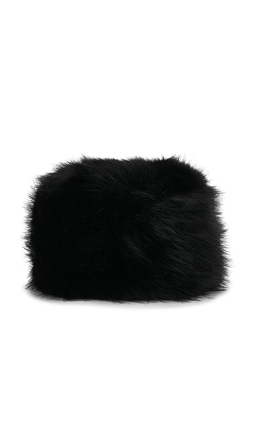  Apparis Margot Sable Pillbox Hat In Black. 