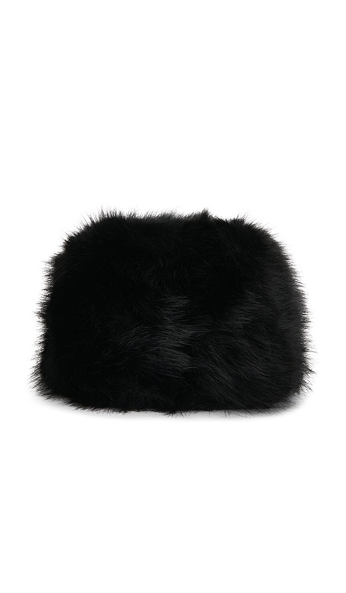  Apparis Margot Sable Pillbox Hat In Black. 