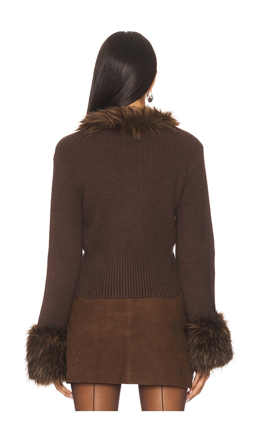  Apparis Cardigan Rosa In Brown. Größe S. Also In Xs, M, L. 
