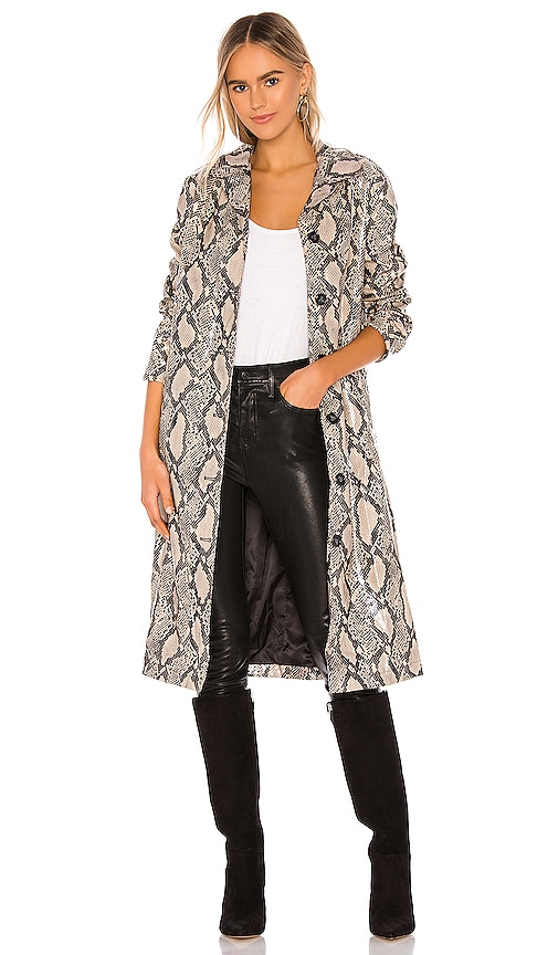 Zahra Vegan Leather Duster