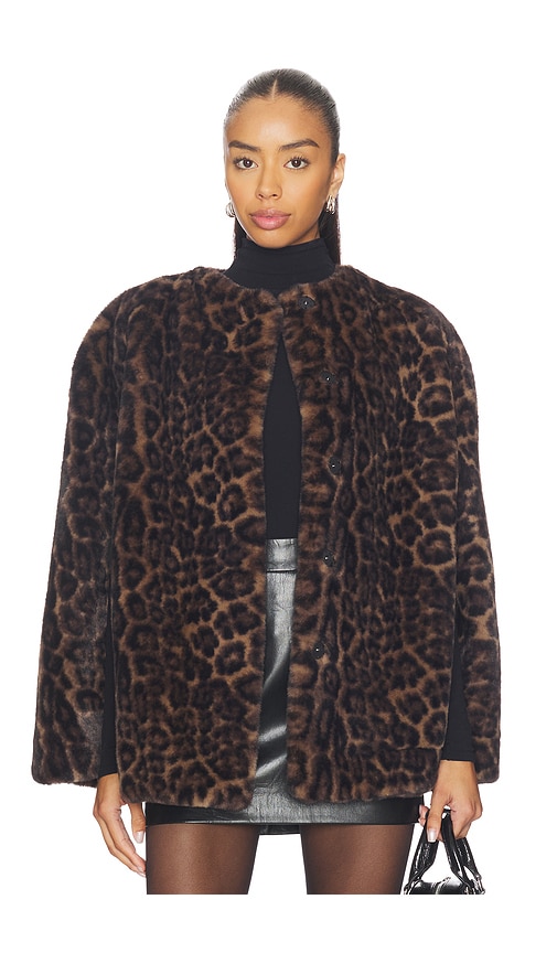Apparis Sloane Leopard Cape