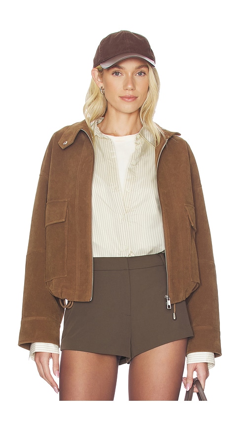 Apparis Kate Sans Suede Bomber Jacket