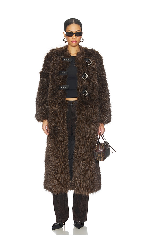 Apparis Nolwen Fox Maxi Coat