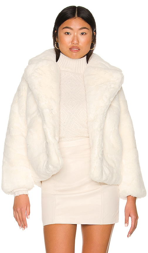 Apparis Milly Jacket in Ivory | REVOLVE