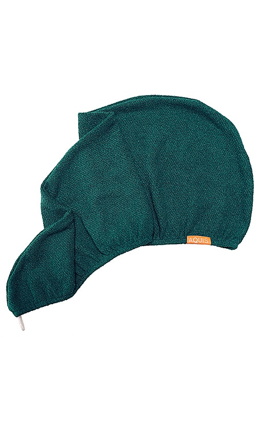 Aquis Limited Edition Lisse Luxe Hair Turban In Beauty: Na. In Emerald