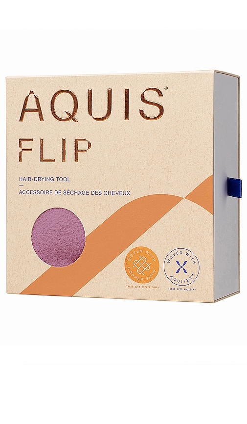 Shop Aquis Flip Hair Drying Tool In Amethyst