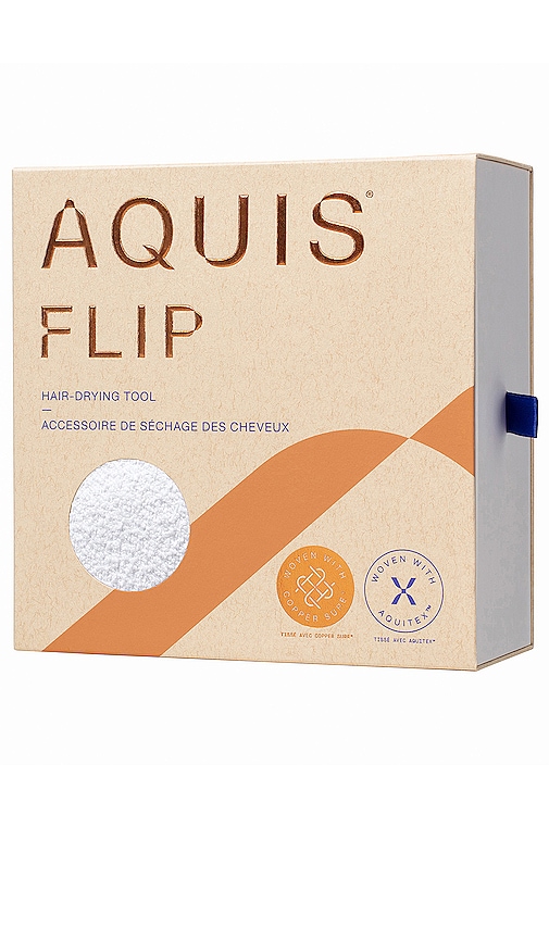 Shop Aquis Flip Hair Drying Tool In Pearl