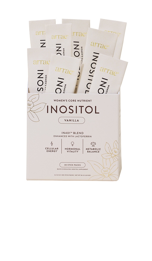 Arrae Inositol - Daily Support For Hormonal & Metabolic Balance in Vanilla Flavor.