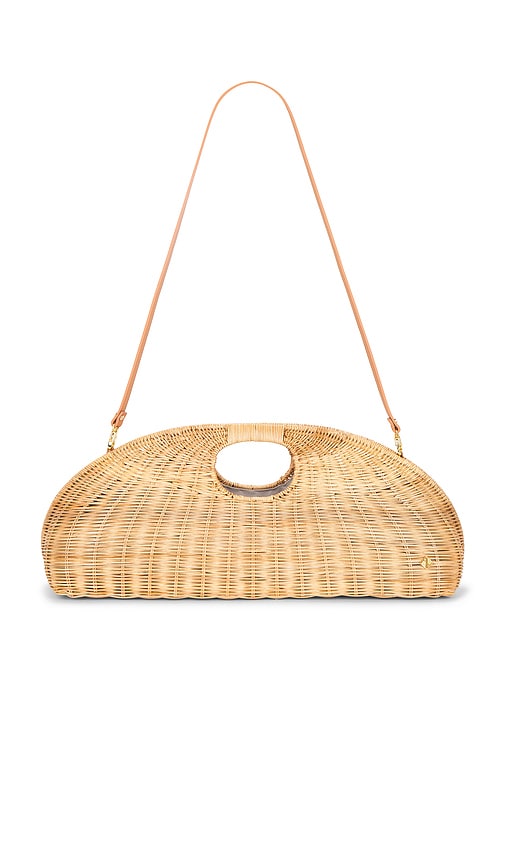 Aranaz Amor 2 Wicker Handbag in Natural