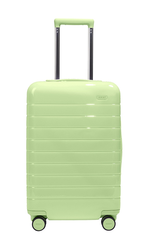 Away The Carry-On Suitcase in Olive.