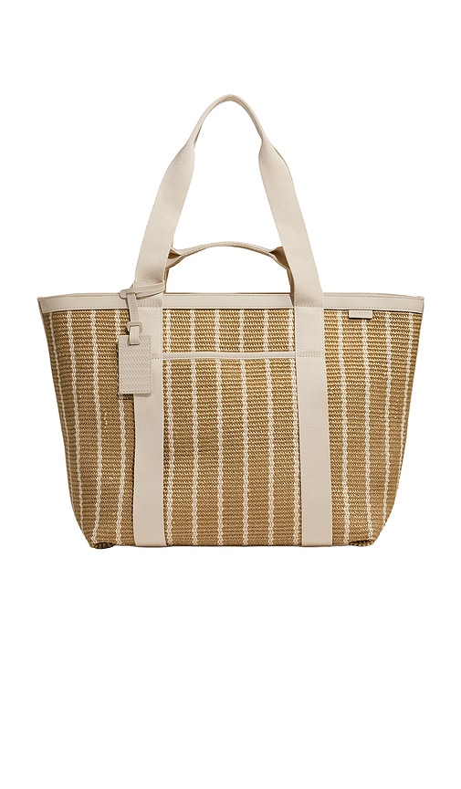 Away Riviera Straw Tote in Tan.