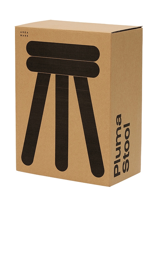 Areaware Tall Pluma Stool In Black