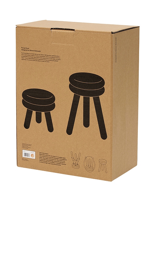  Areaware Tall Pluma Stool In Black. 