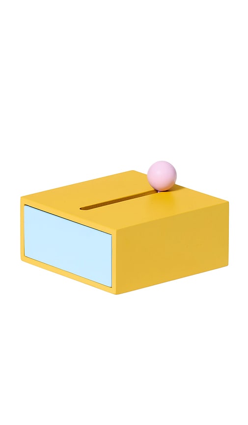 Areaware Cache Box Small In Yellow