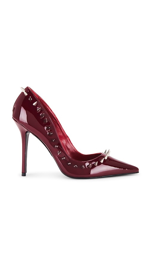 Shop Aniye Records Lion Pumps In Dark Ruby