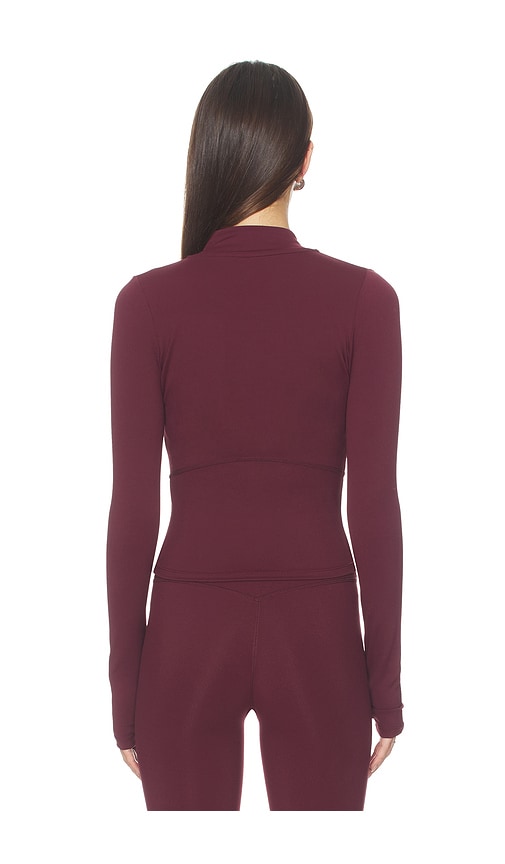  Astoria Jacke Mit Durchgehendem Reissverschluss Full Zip Jacket In Burgundy. Größe S. Also In Xs, M, L. 
