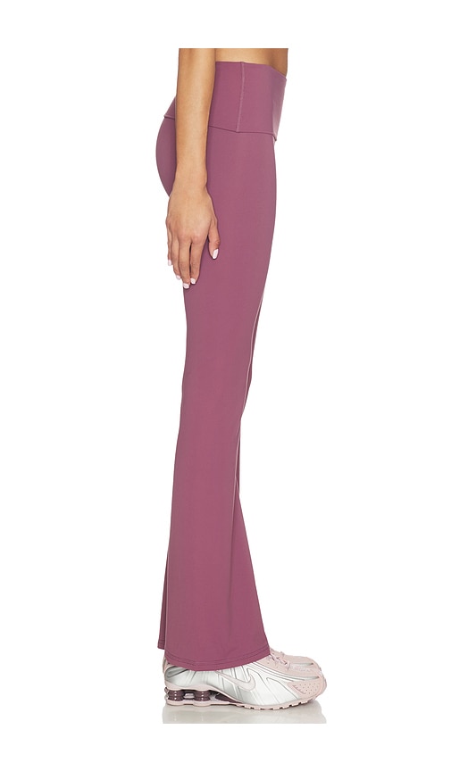  Astoria Ausgestellte Leggings Mit Doppellagigem Detail Foldover Flare Legging In Mauve. Größe S. Also In Xs, M, L, Xl. 