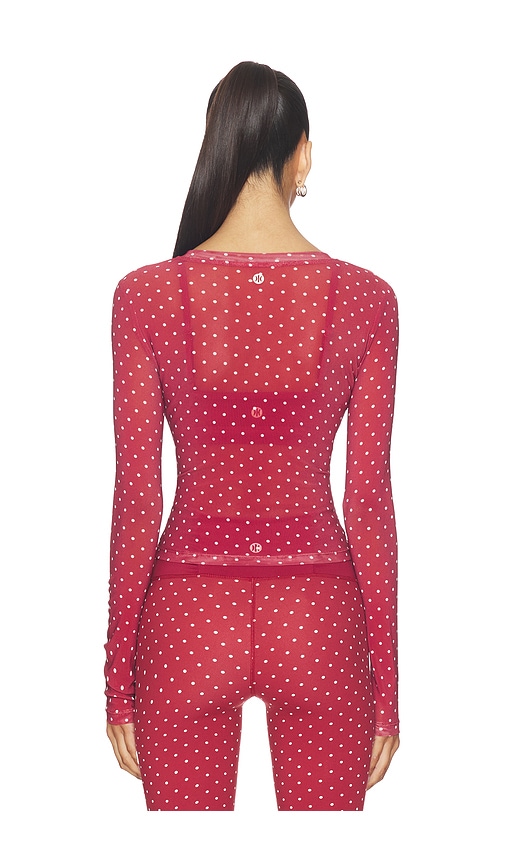  Astoria Mesh-oberteil Mesh Top In Wine. Größe S. Also In Xs, L, Xl. 