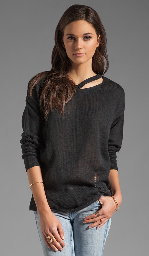 Karine Torn Crewneck