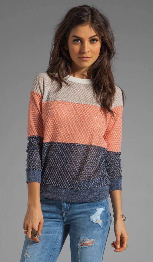 Calla Colorblock Crewneck