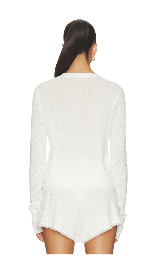  Area Cardigan Girly Rib Knit In White. Größe Xs. Also In S. 