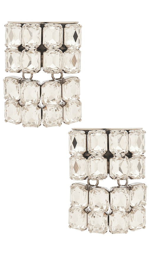 AREA Crystal Pave Earrings